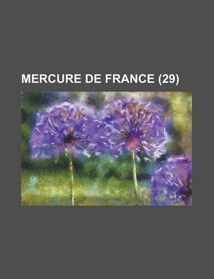 Book cover for Mercure de France (29 )