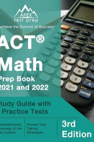 Cover of ACT Math Prep Book 2021 and 2022