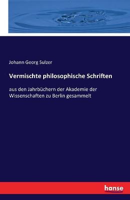 Book cover for Vermischte philosophische Schriften