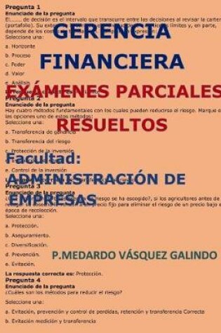 Cover of Gerencia Financiera-Ex
