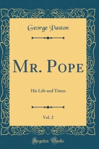 Cover of Mr. Pope, Vol. 2