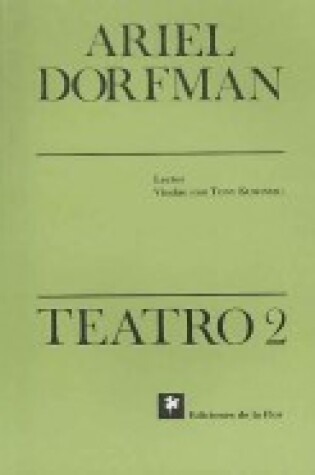 Cover of Teatro 2 - Lector-Viudas Con Tony Kushner