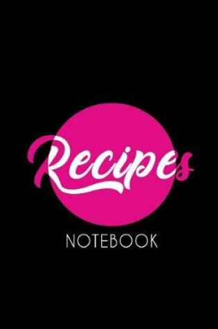 Cover of recipes notebook