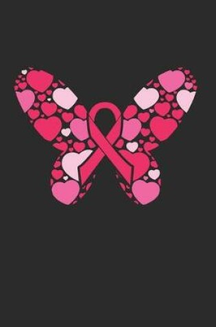Cover of Cancer Awareness Hearts Butterfly