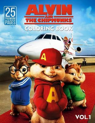 Cover of Alvin And The Chipmunks Coloring Book Vol1