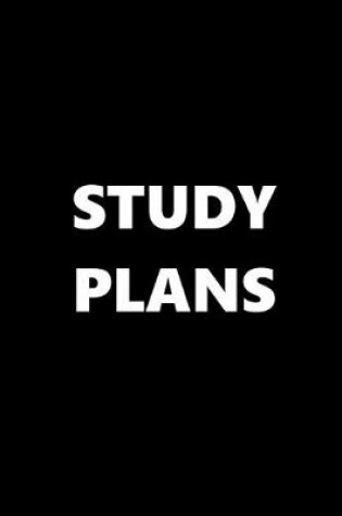 Cover of 2020 Weekly Planner School Theme Study Plans Black White 134 Pages