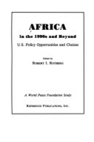 Cover of Africa in the 1990s and beyond