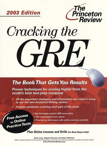 Book cover for Cracking Gre 2003