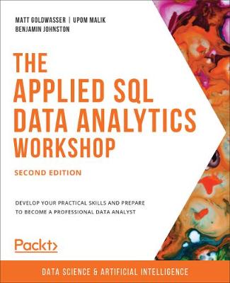 Book cover for The Applied SQL Data Analytics Workshop