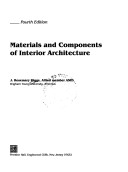 Cover of Materials & Components Interior Archectr