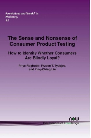 Cover of The Sense and Nonsense of Consumer Product Testing