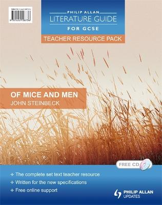 Book cover for Philip Allan Literature Guide (for GCSE) Teacher Resource Pack: Of Mice and Men