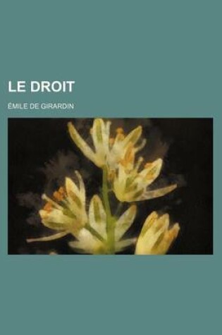 Cover of Le Droit