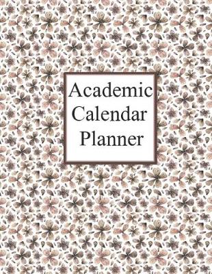 Book cover for Academic Calendar Planner