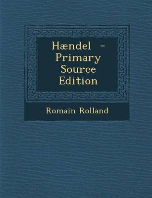 Book cover for Haendel - Primary Source Edition