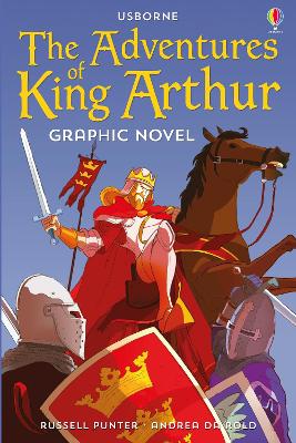 Book cover for Adventures of King Arthur Graphic Novel