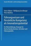 Book cover for Führungswissen und Persönliche Kompetenz als Innovationspotential