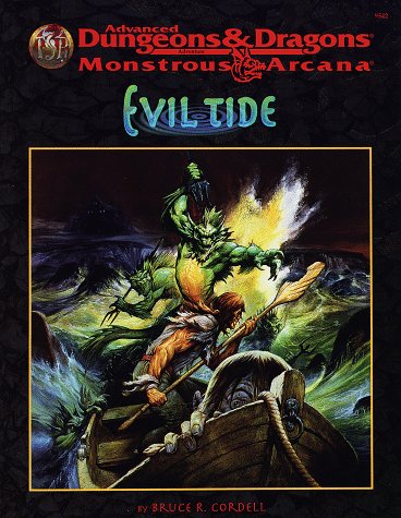 Book cover for Monstrous Arcana: Evil Tide