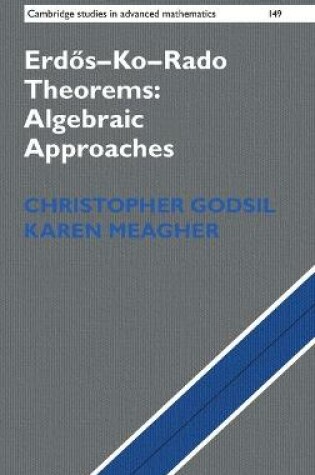 Cover of Erdõs–Ko–Rado Theorems: Algebraic Approaches