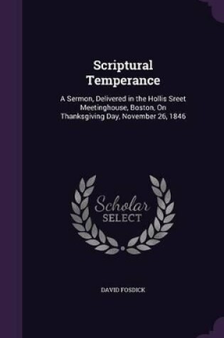 Cover of Scriptural Temperance