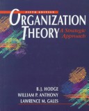 Book cover for Teoria De La Organizacion