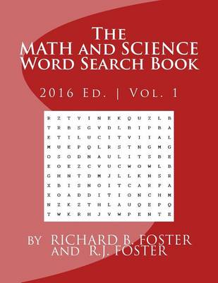 Book cover for The Math and Science Word Search Book