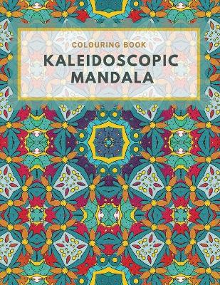 Cover of Colouring Book. Kaleidoscopic Mandala