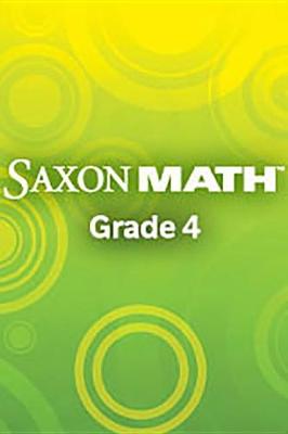 Book cover for Saxon Math Intermediate 4, Volumes 1 & 2