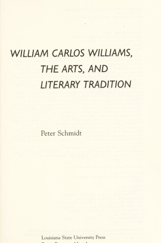 Cover of William Carlos Williams