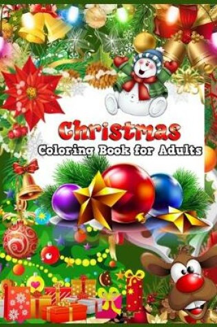 Cover of Christmas Coloring Book for Adults