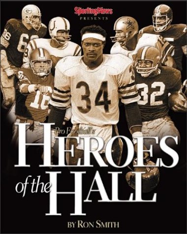 Book cover for Pro Football's Heroes of the Hall