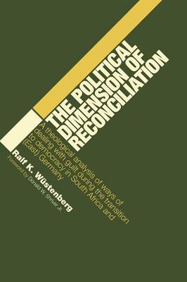 Book cover for The Political Dimension of Reconciliation