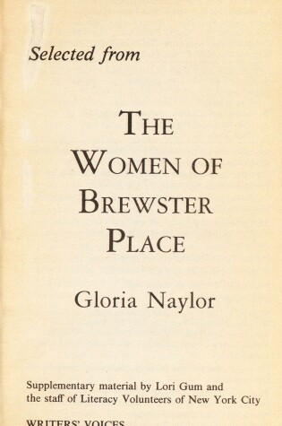 Cover of Selected from the Women of Brewster Place