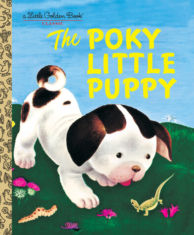 Book cover for The Poky Little Puppy