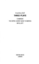 Book cover for Hall: Three Plays