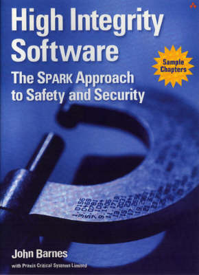 Book cover for Sampler for High Integrity Software