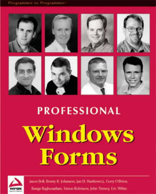 Book cover for Professional Windows Forms
