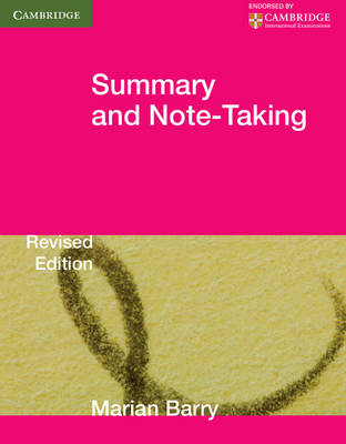 Cover of Summary and Note-Taking