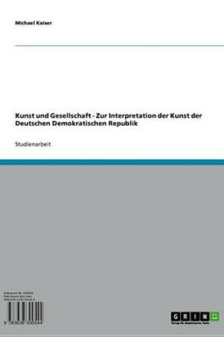 Cover of Kunst Und Gesellschaft