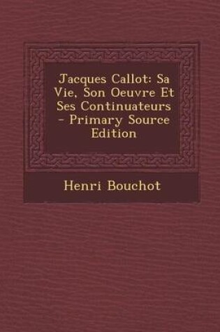 Cover of Jacques Callot