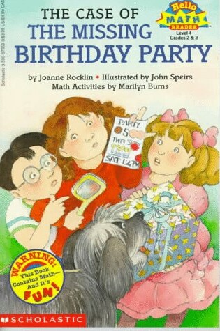 Cover of The Case of the Missing Birthday Party
