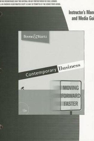 Cover of Contemporary Business, Instructor's Manual and Media Guide