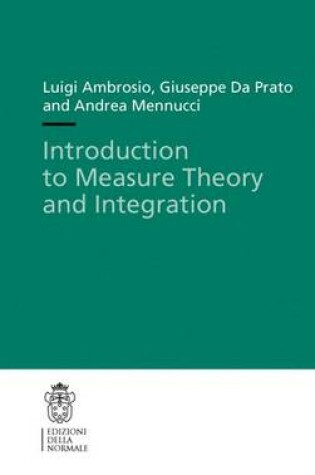 Cover of Introduction to Measure Theory and Integration