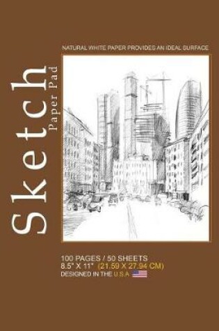 Cover of Sketch Paper Pad -Brown, City Cover