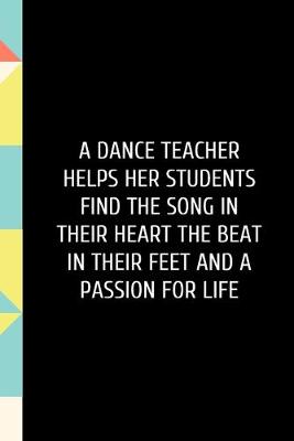 Book cover for A dance teacher helps her