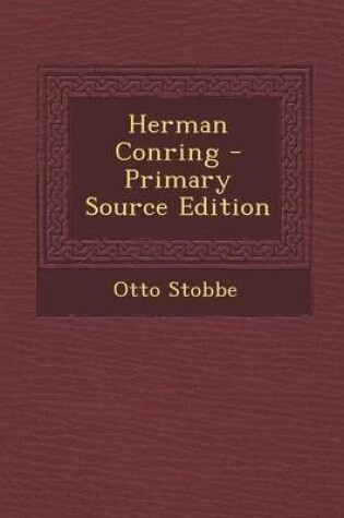 Cover of Herman Conring
