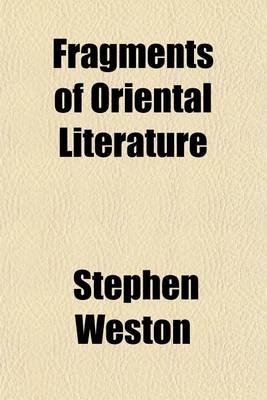 Book cover for Fragments of Oriental Literature