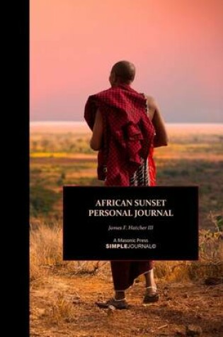 Cover of African Sunset Personal Journal