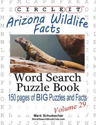 Book cover for Circle It, Arizona Wildlife Facts, Word Search, Puzzle Book