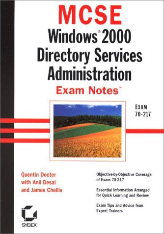 Book cover for MCSE Exam Notes